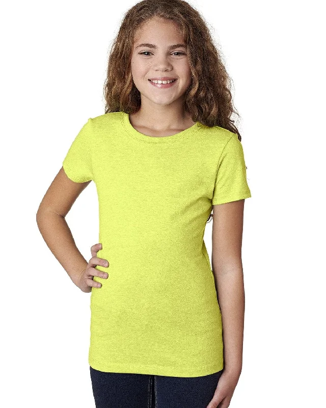 Inventory Reduction Next Level Girls Princess CVC Tee | Neon Yellow