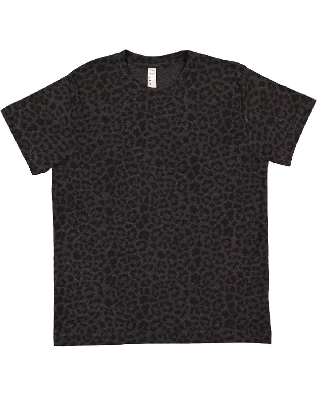 Discount Deals LAT Youth Fine Jersey T-Shirt | Black Leopard