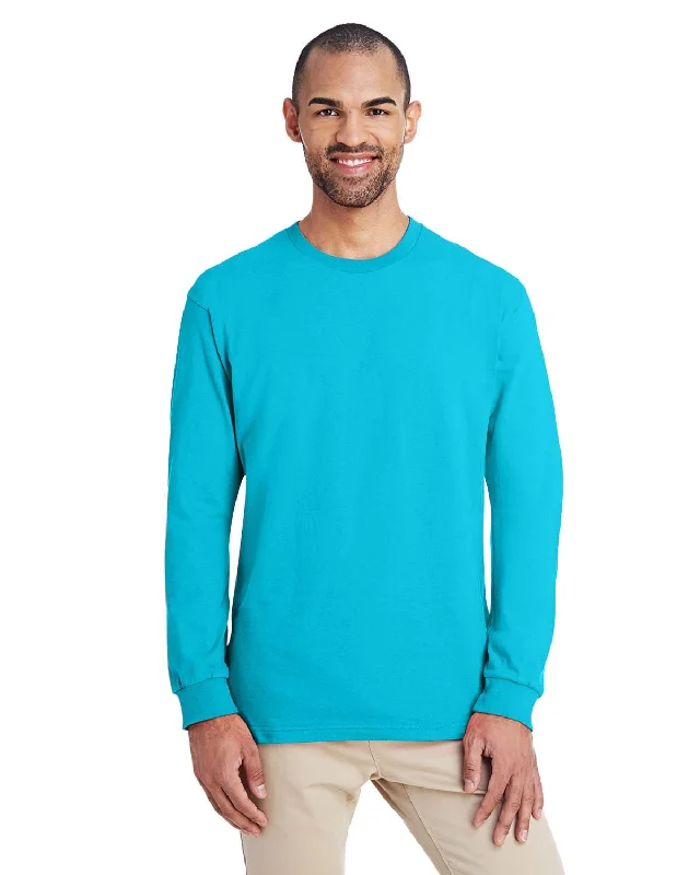 Final Markdown Gildan Hammer Long Sleeve T-Shirt | Lagoon Blue