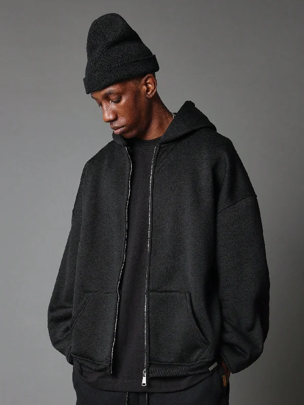 Final Markdown Regular Fit Essential Zip Through Hoodie