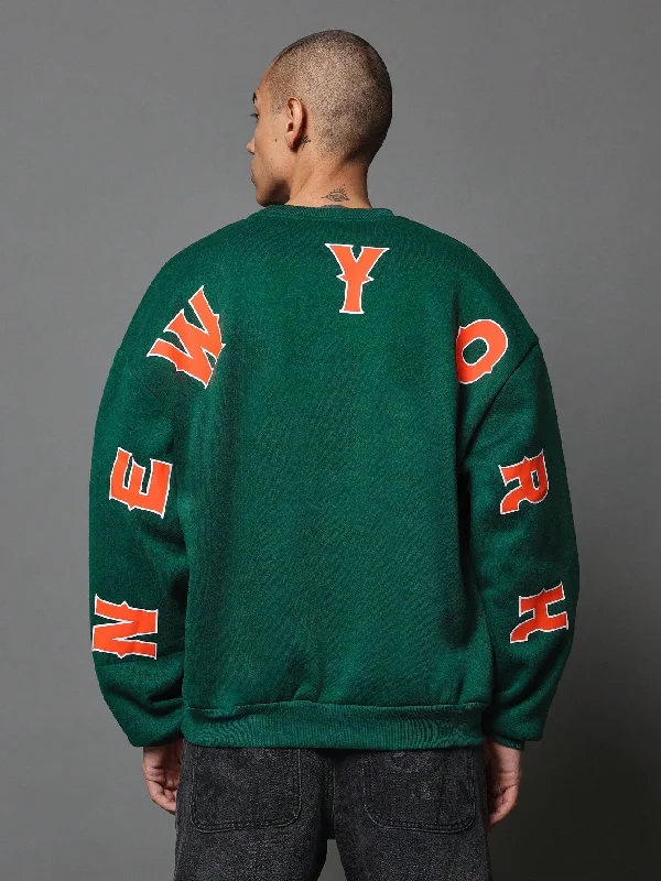 Lowest Prices Regular Fit Crew Neck Sweatshirt With Embroidery & Graphic Print