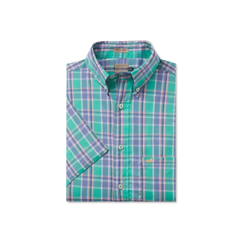 Deal Alert Natahala Plaid Dress Shirt - Short Sleeve