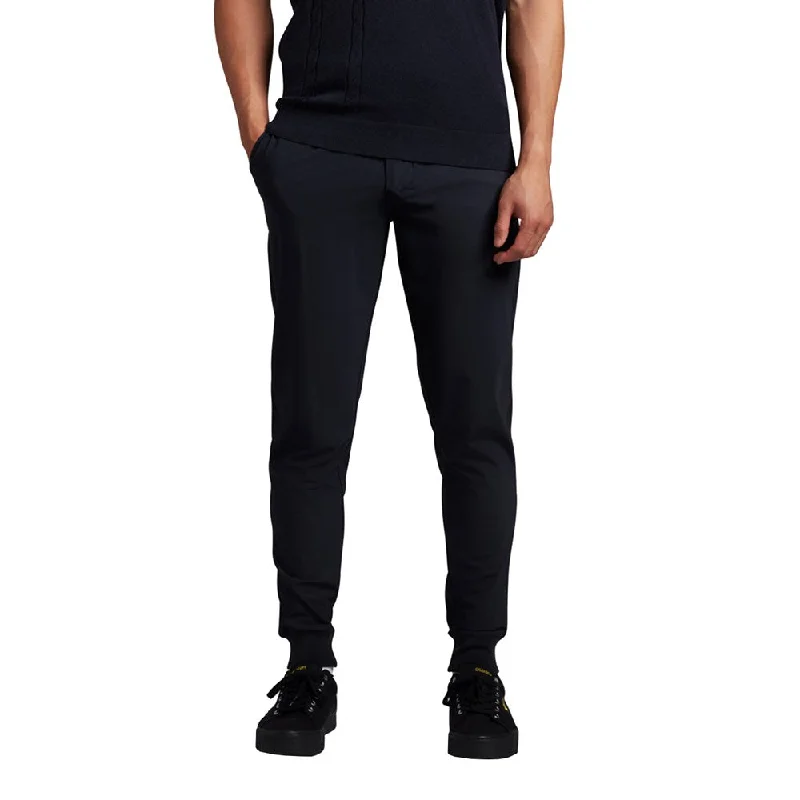 Hurry Up Lyle & Scott Airlight Cuffed Jogger Golf Trousers - Dark Navy