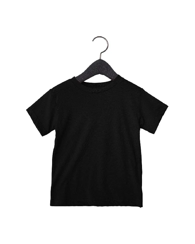 Instant Savings Bella+Canvas Toddler Triblend Short-Sleeve T-Shirt | Solid Blk Trblnd