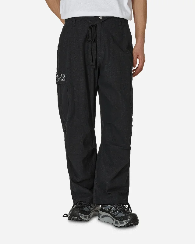 Weekend Specials Just for You Visitor Wide Cargo Pants Black