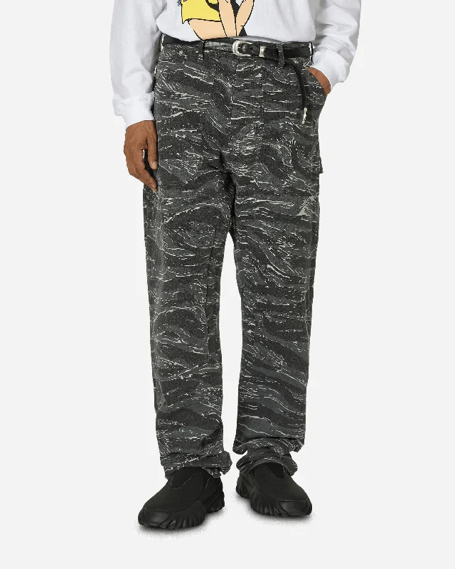 Extra Savings Tiger Camo Work Pants Black