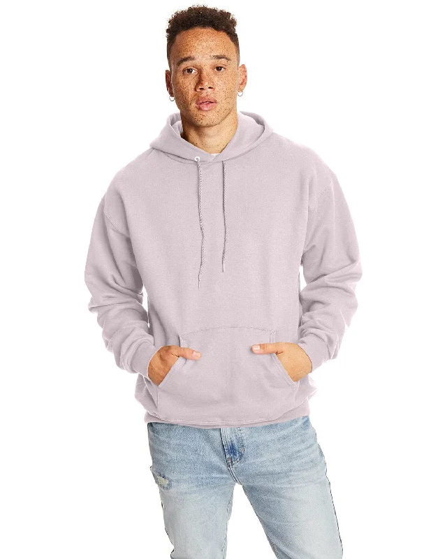 Don't Wait Hanes Ultimate Cotton Pullover Hoodie Sweatshirt | Pale Pink