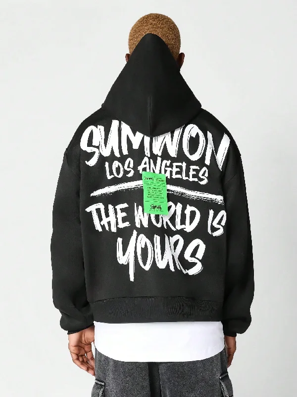 Exclusive Savings Overhead Hoodie With Back Print