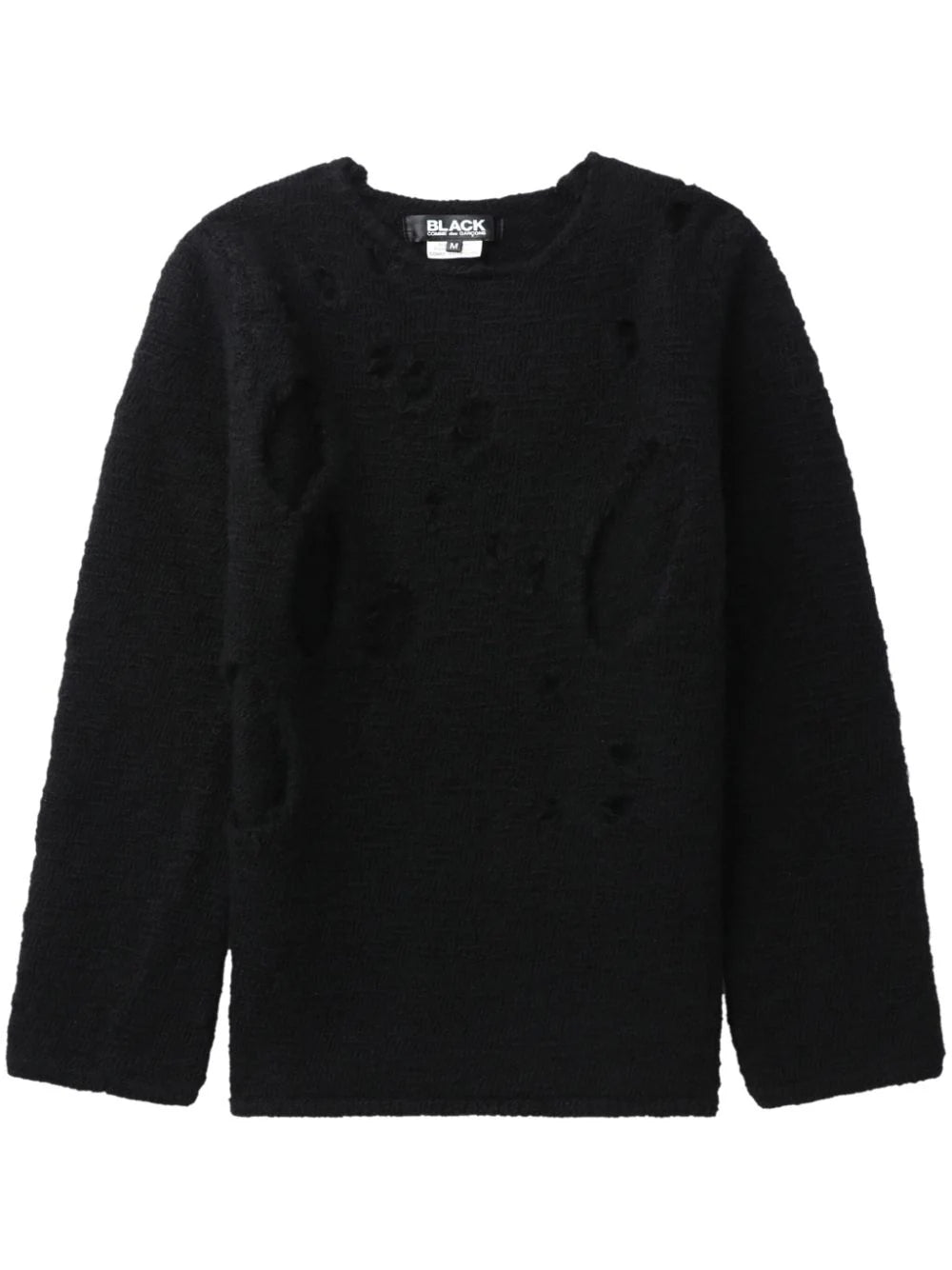 Clearance Sale Distressed-Effect Wool Jumper