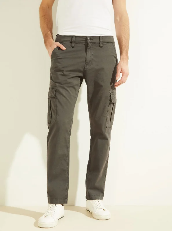 Hot Buy Khaki Green Lonta Cargo Pants