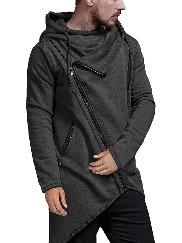 Bonus Savings Lightweight Irregular Hem Pullover Hoodie (US Only)