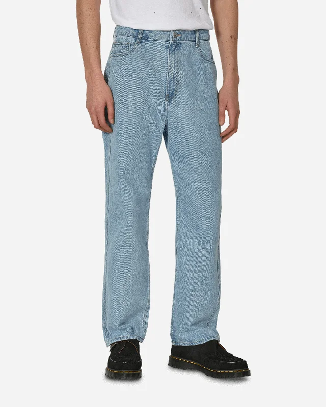 Deal Dash Straight Fit Denim Pants Light Blue