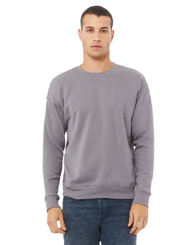 Deal Frenzy Bella+Canvas Unisex Drop Shoulder Fleece Crewneck Sweatshirt | Storm
