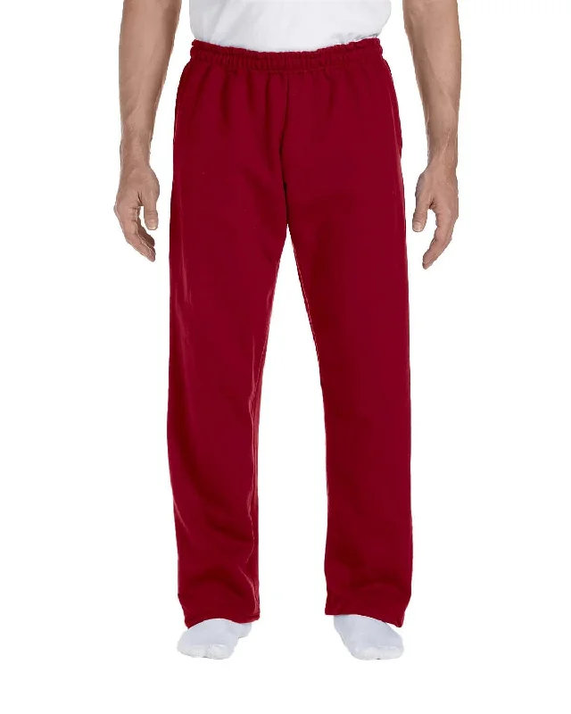 Lowest Prices Gildan Open Bottom Sweatpants | Cardinal Red