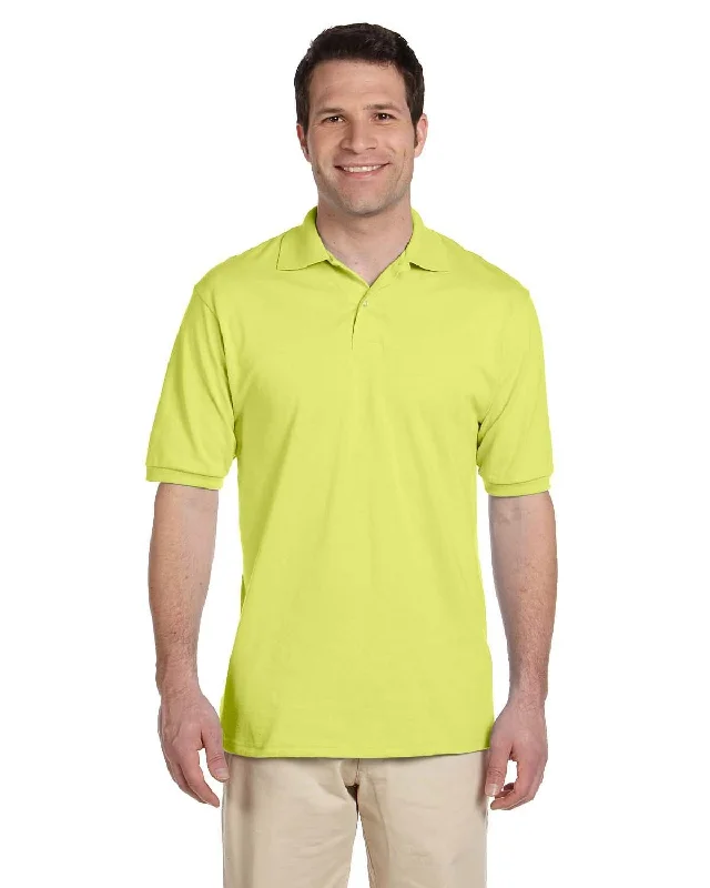 Weekend Offers That Sizzle Jerzees 50/50 Jersey Knit Polo Shirt | Safety Green