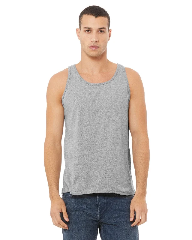 Year-End Sale Bella+Canvas Unisex Heather CVC Tank | Athletic Heather
