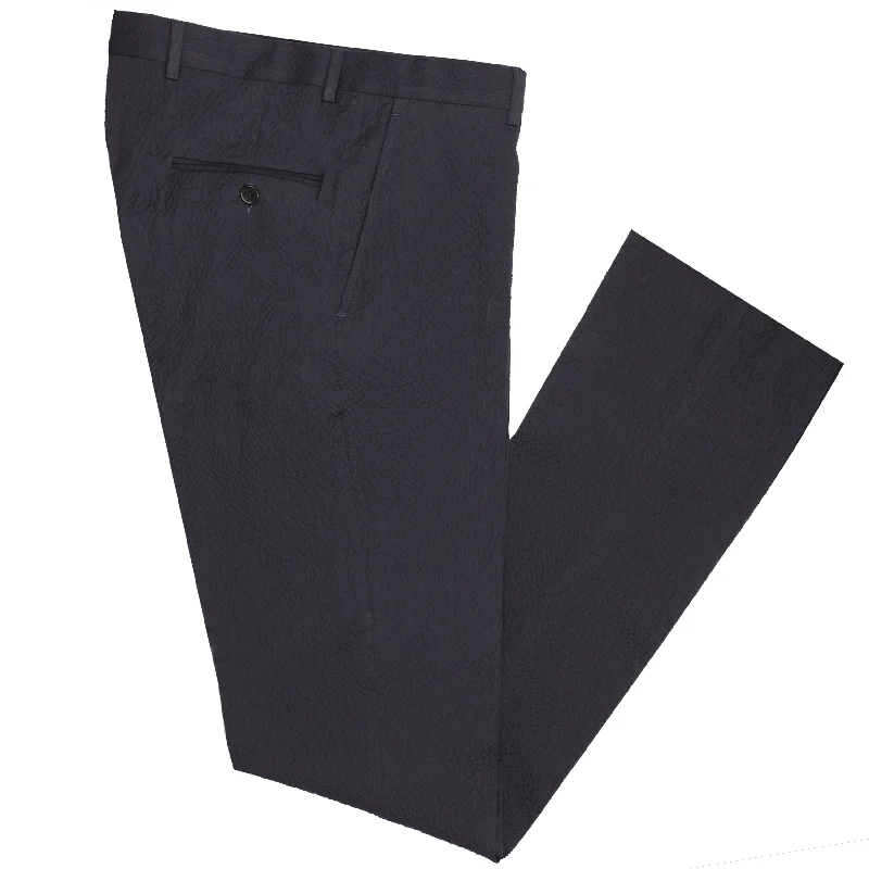 Hot Deal Commanders Navy Seersucker Stretch Pant