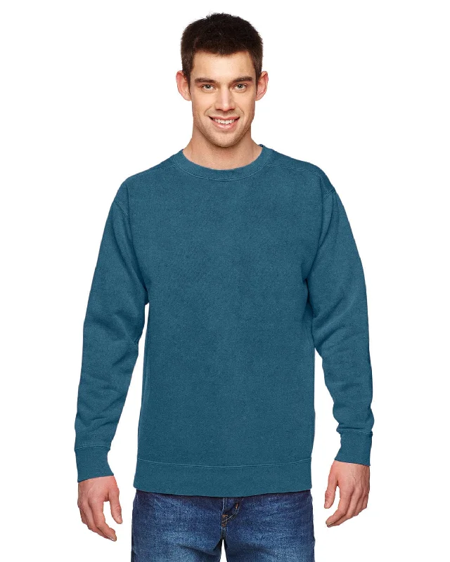 Exclusive Offers Comfort Colors Garment-Dyed Crewneck Sweatshirt | Topaz Blue