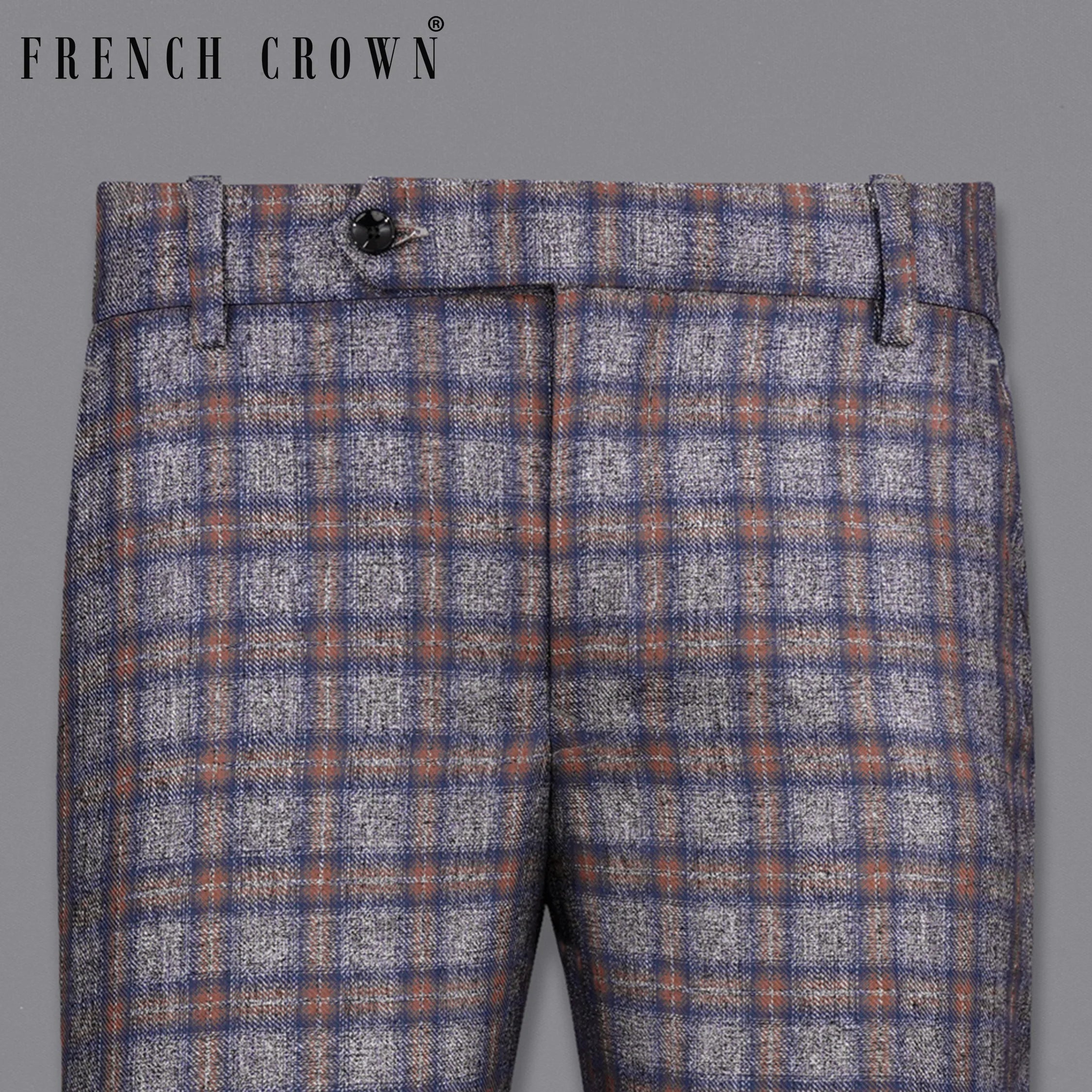 Bonus Savings Fuscous Gray Checkered Pant