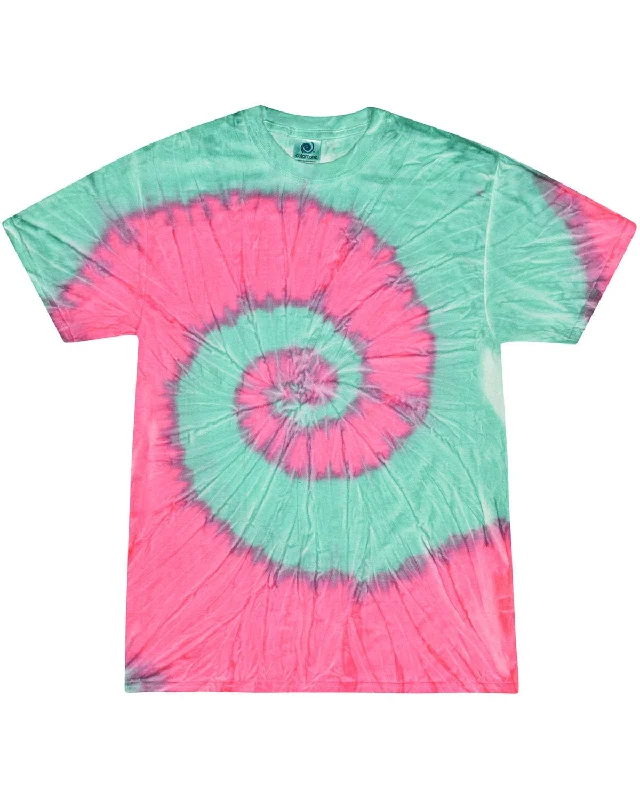 Best Bargains Tie-Dye 100% Cotton Tie-Dyed T-Shirt | Mint Fusion