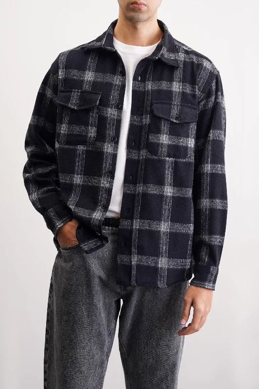 Can't Beat BOY-NEXT-DOOR FLANNEL OVERSHIRT