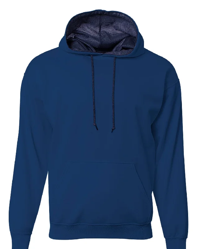 Year-End Sale A4 Men's Sprint Tech Fleece Hooded Sweatshirt | Navy