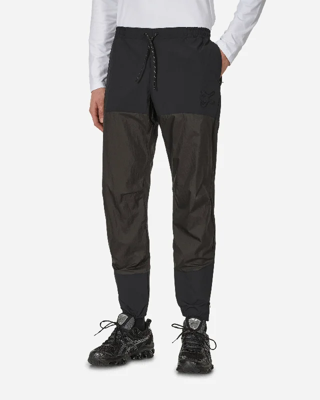 Don't Wait Ultralight DWR Paneled Track Pants Black
