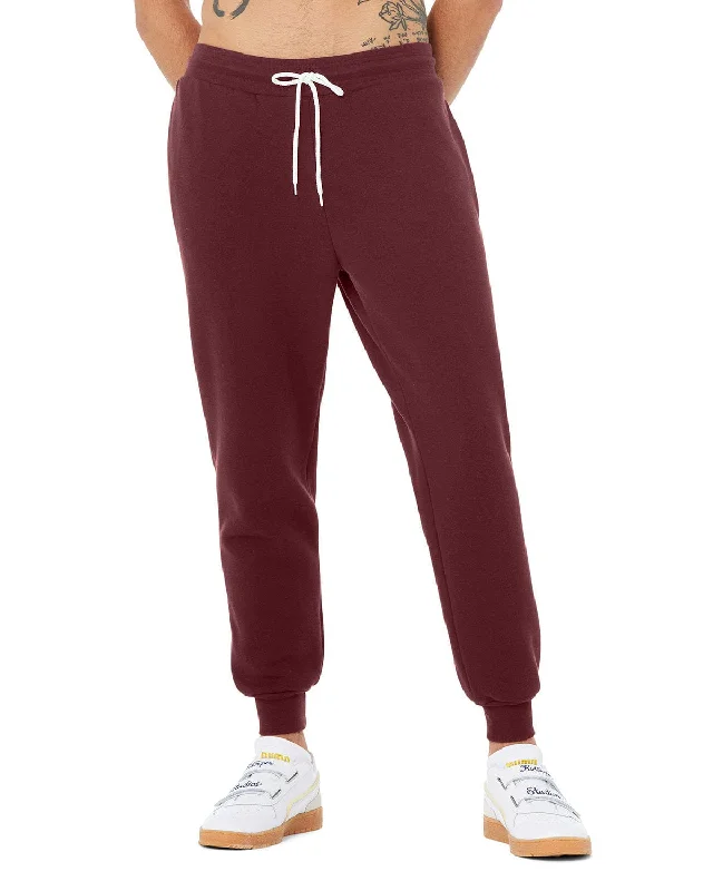 Deal Mania Bella+Canvas Unisex Jogger Sweatpant | Maroon
