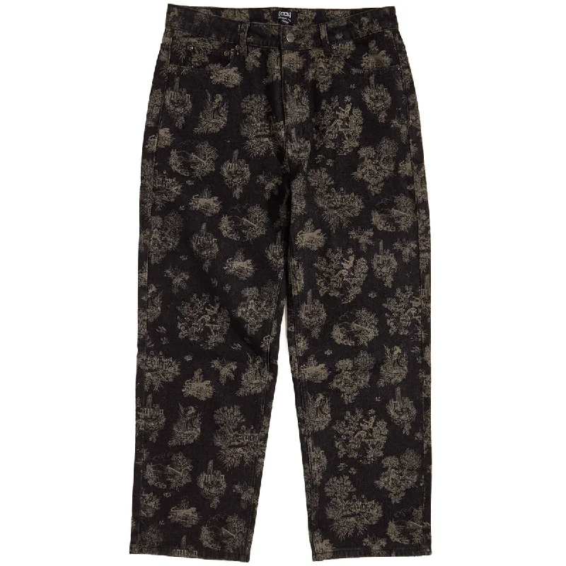 Don't Wait CCS Original Relaxed Toile Denim Jeans - Noir