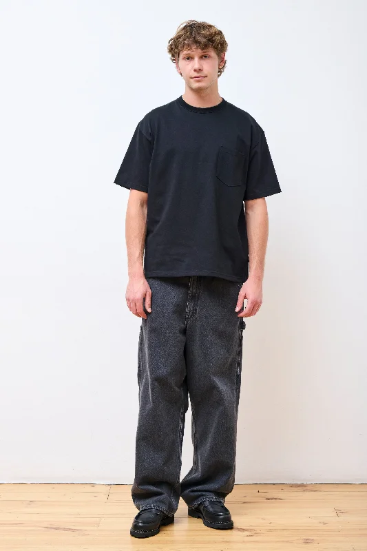 Weekend Bargains to Snag Dad's Fit Painter Pants Black Denim Stone