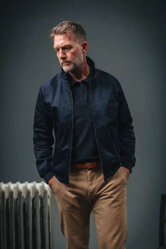 Quick Sale &SONS Rebel Harrington Jacket Navy