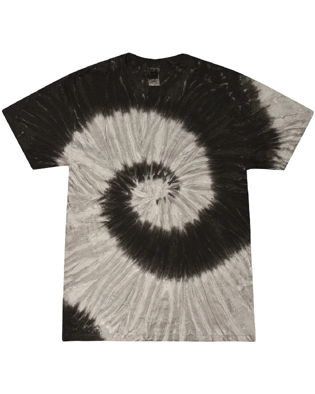 Epic Deals Tie-Dye 100% Cotton Tie-Dyed T-Shirt | Black Rainbow