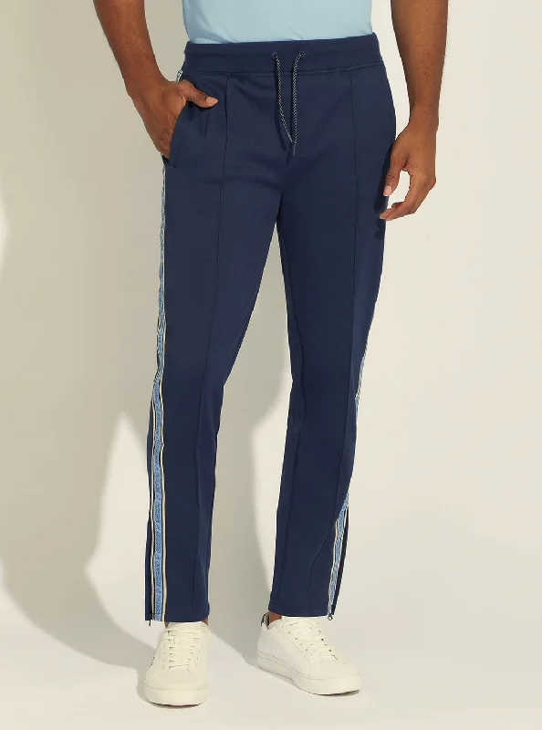 Steals and Deals Eco Silk Blue Darrel Active Trackpants