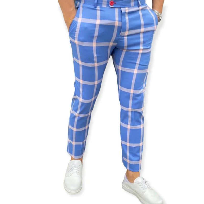 Clearance Sale DJ PLUS: Plaid Skinny Dress Pants ON24