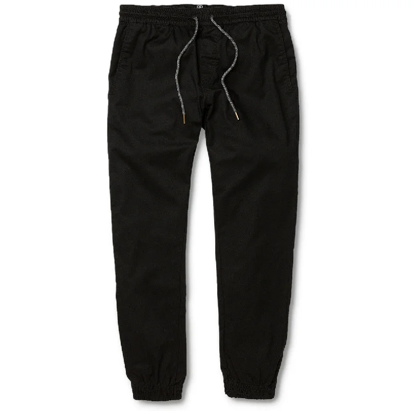 YEAR-End Sale Volcom Frickn Slim Jogger Pants - Black