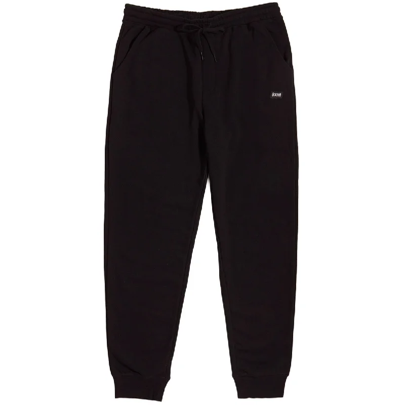Reduced Rates CCS Logo Rubber Patch Sweat Pants - Black