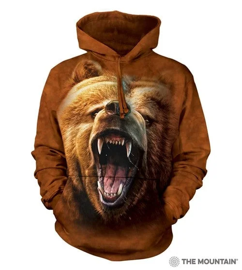 Closeout The Mountain® Grizzly Growl Unisex Sweatshirt Hoodie