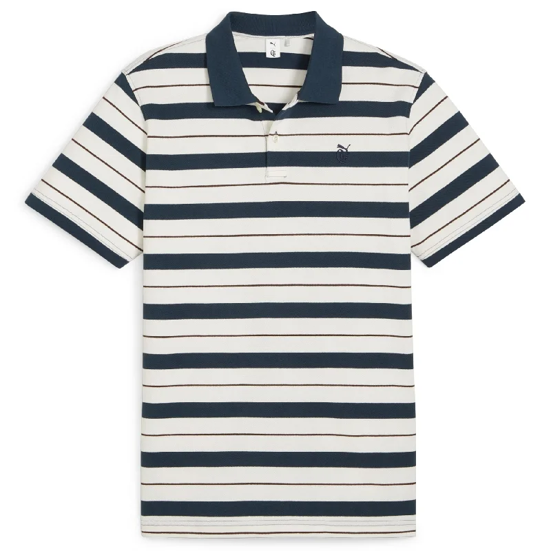 Make Your Weekend Count with Savings X QGC Sunday Stripe Polo Warm White/Dark Night - SS24 Make Your Weekend Count with Savings X QGC Sunday Stripe Polo Warm White/Dark Night - SS24