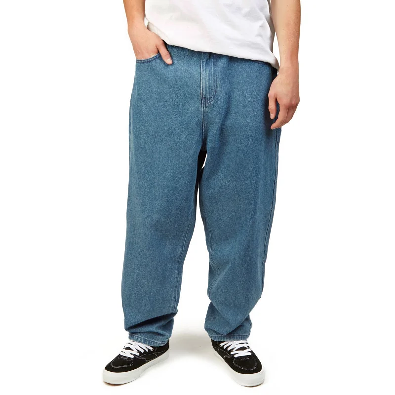 Online Specials CCS Baggy Taper Denim Jeans - Medium Wash