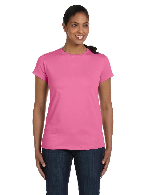 Closeout Hanes Ladies ComfortSoft Cotton T-Shirt | Pink