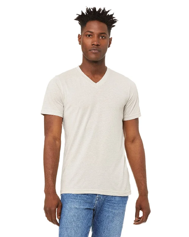 Markdown Madness Bella+Canvas Unisex Triblend Short Sleeve V-Neck T-Shirt | Cement Triblend Markdown Madness Bella+Canvas Unisex Triblend Short Sleeve V-Neck T-Shirt | Cement Triblend