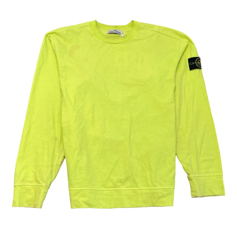 Crazy Savings Men's Applique Logo Sweatshirt Green Size M