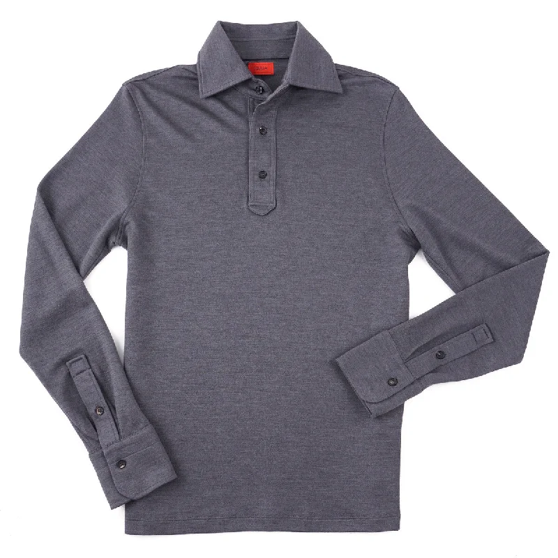 Weekend Discounts You Deserve Isaia Cashmere-Silk Polo Sweater