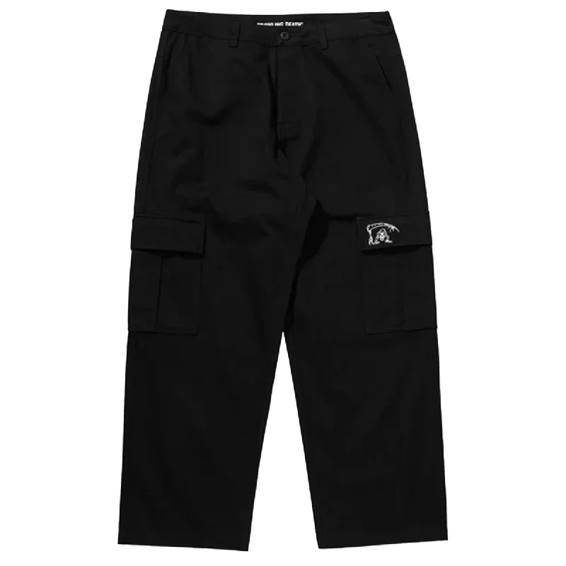 Weekend Special Crawling Death - Reaper Logo Cargo Pants Black