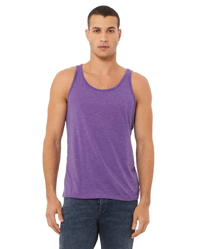 Can't Miss Bella+Canvas Unisex Jersey Tank | Purple Triblend