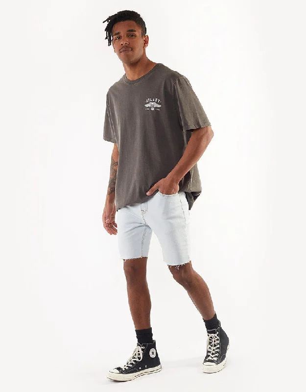 New Markdowns Silent Theory Mens Shadow Short Light Blue