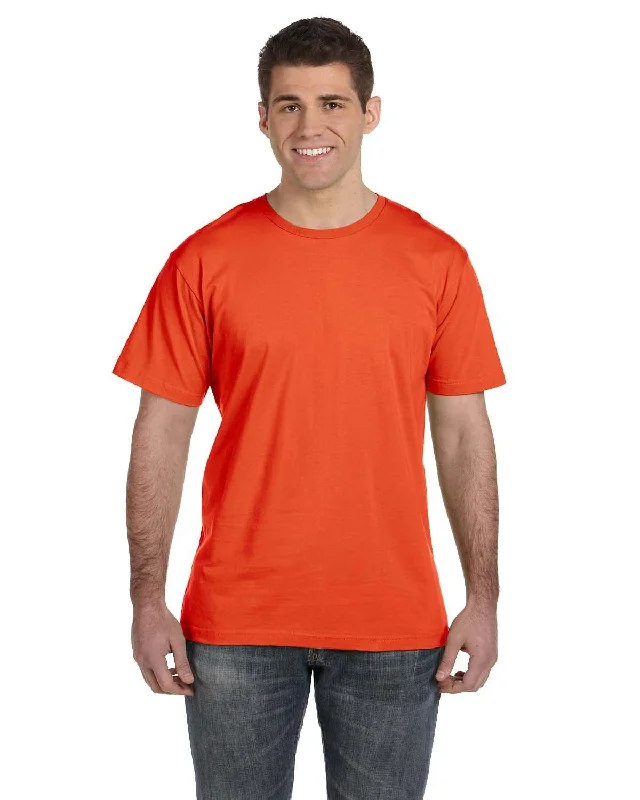 Weekend Bargains Await You LAT Fine Jersey T-Shirt | Orange