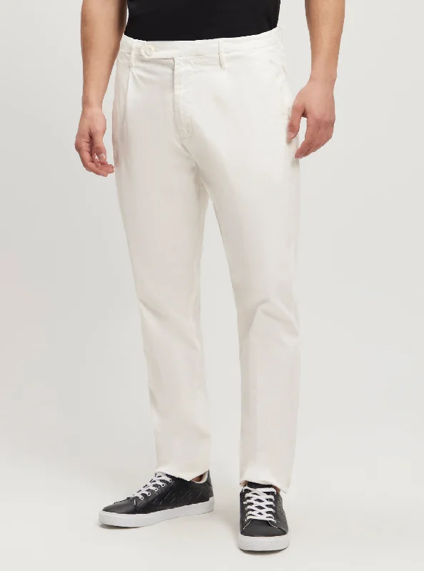 Exclusive Offer White Noah Mid-Rise Chino Pants