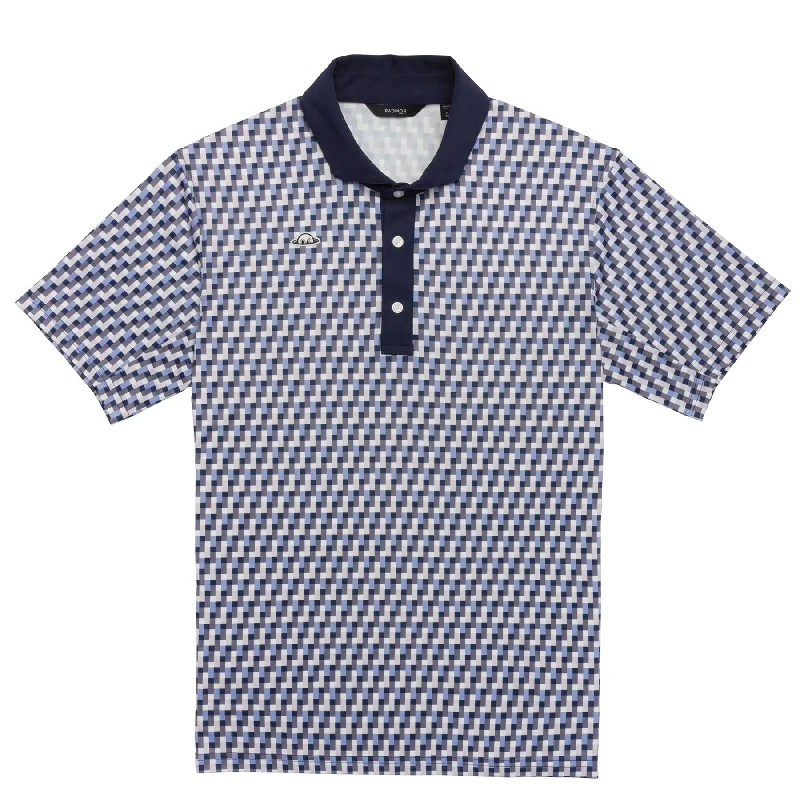 Unbeatable Deal Taylor Recycled Tetris Polo Navy - 2025