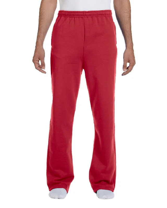 Price Fest Jerzees Open Bottom Fleece Sweatpants | True Red